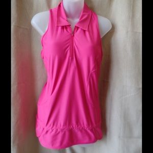 Pink workout tank