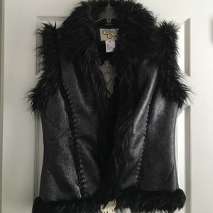 Cripple Creek vest with faux fur.