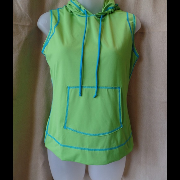 Green sleeveless top