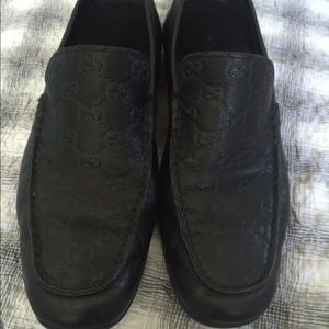 Gucci Mens Black Sport Loafers