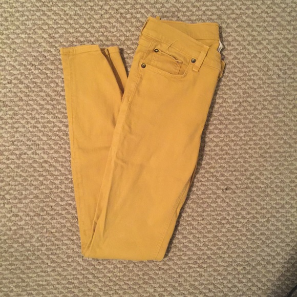 Mustard yellow pants