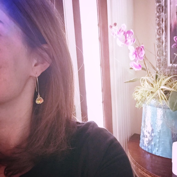 SOLD OUT Aurora Borealis Teardrop Earr - Picture 2 of 2