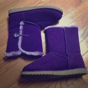 Plum Purple Faux Fur Winter Boots From Target