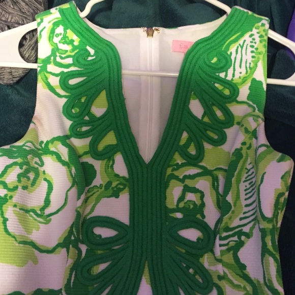 Green Lilly pulitzer dress - Picture 3 of 4