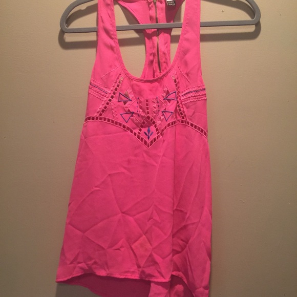 Tank top, hot pink