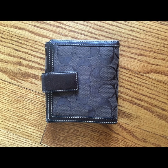 Black coach wallet