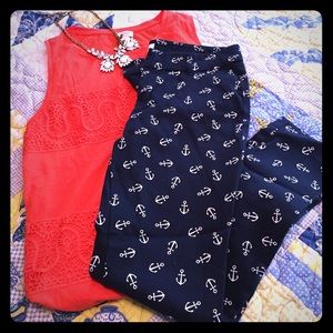 Anchor pixie pant