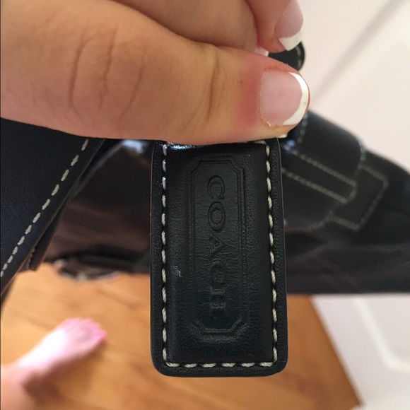 Black coach shoulder bag - Picture 4 of 4