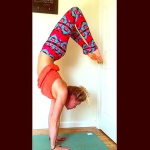 Fractal 9 yoga pants