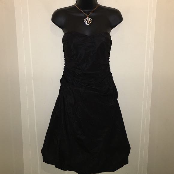 KAY UNGER NEW YORK COCKTAIL STRAPLESS DRESS SZ 4