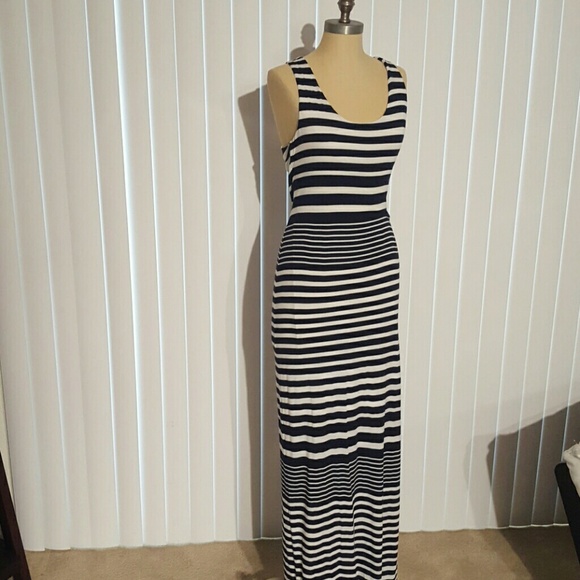 Banana Republic Stripe Maxi Dress