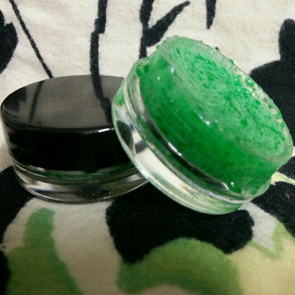 Green Apple lip scrub and lip balm
