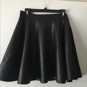 ASOS Inspire Wet Look Skater Skirt