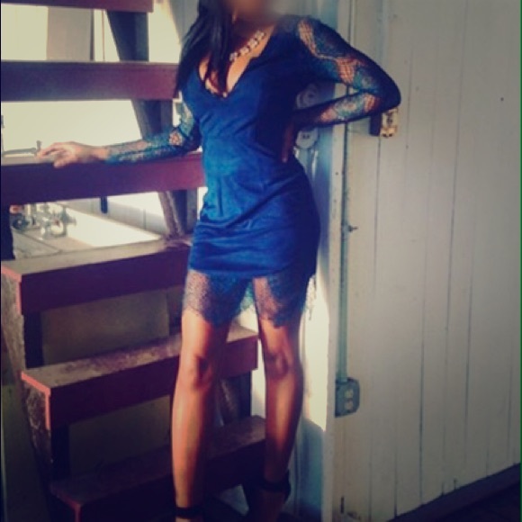Suede dress