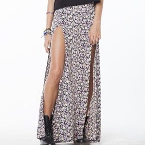 BLACK Brandy Melville Kariely Maxi Skirt