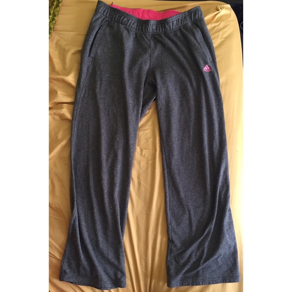 grey Adidas sweatpants