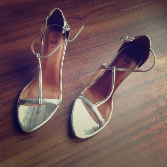 Silver heels