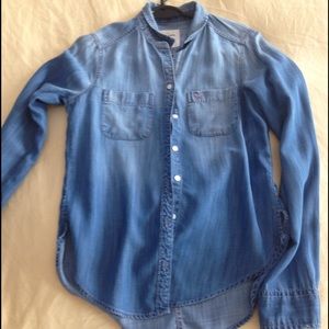 A&F chambray shirt
