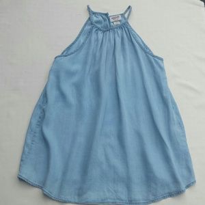 Denim Wash Halter Top