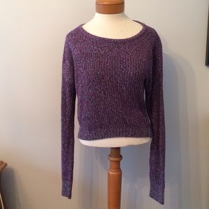 Purple knit sweater, medium, American Eagle