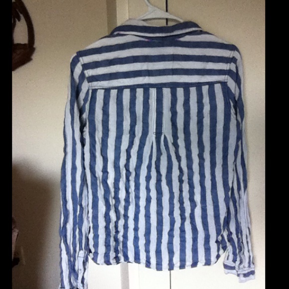 Striped Hollister Button Down - Picture 2 of 4