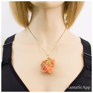 Sunstone Crystal Pendant