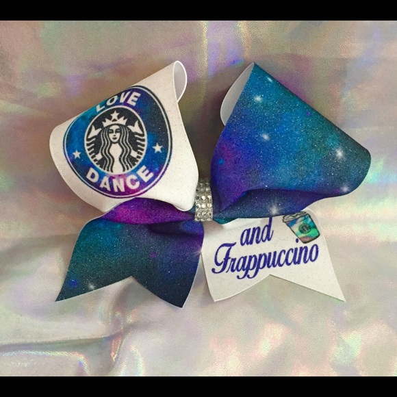 love dance/love cheer and Frappuccino cheer bows - Picture 3 of 3
