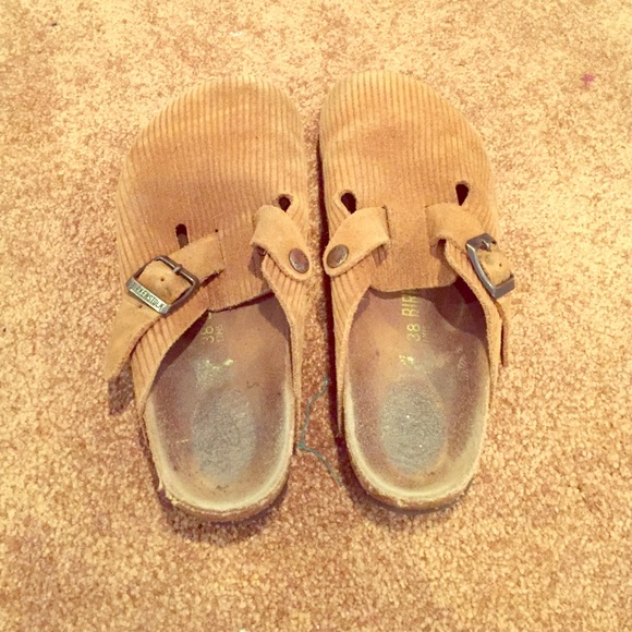 Courderoy Birkenstocks