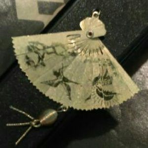 Asian necklace charm