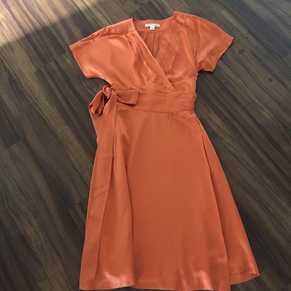 Banana Republic orange dress size 4