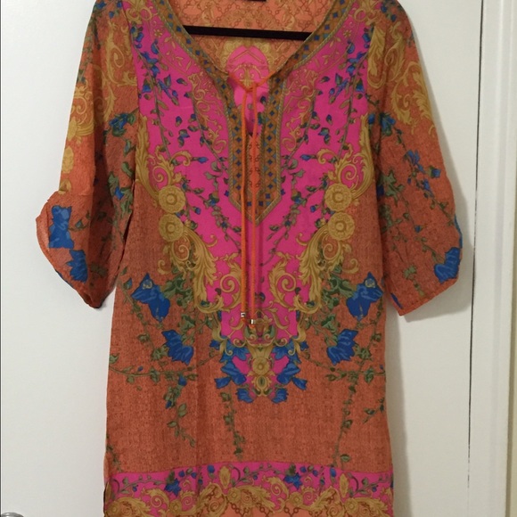 Indian Print Caftan