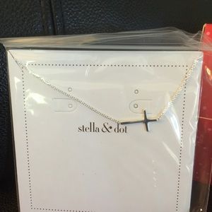 Stella & Dot new in box cross necklace