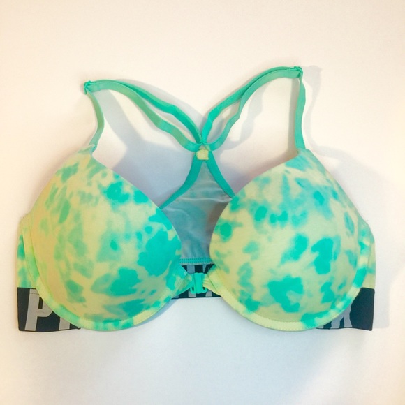 🚫SOLD‼️Logo Racerback Push up bra 34D