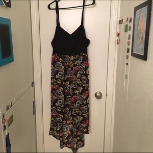 Torrid Colorful Skull High Low Dress Size 22/3X