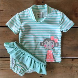 6-9m Baby Girl Swim Suit