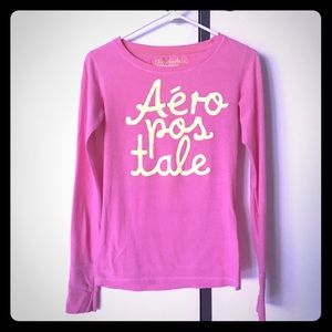 Aeropostale long sleeve beautiful pink shirt