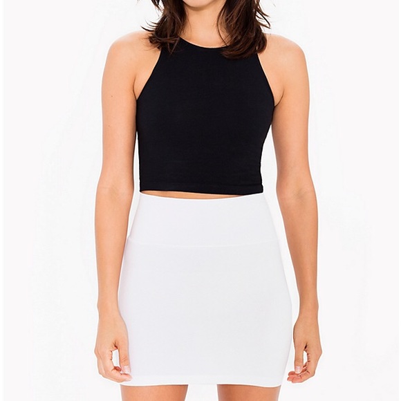 Cotton Spandex Sleeveless Crop Top