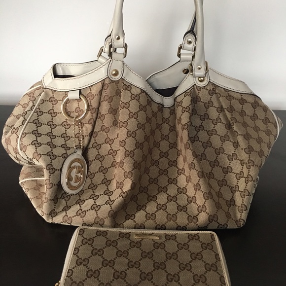 Gucci Monogram Large Sukey Tote