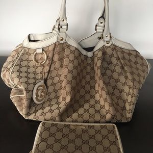 Gucci Monogram Large Sukey Tote