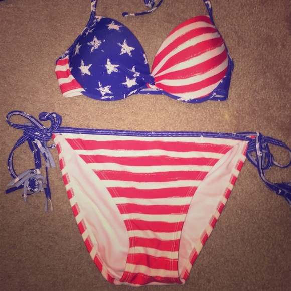 American flag bikini