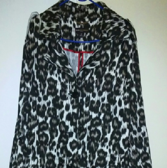 Dana Bachmann leopard trench coat