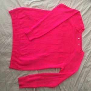 Hot pink sweater!!