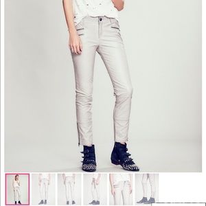 New Free People vegan leather skinny pants