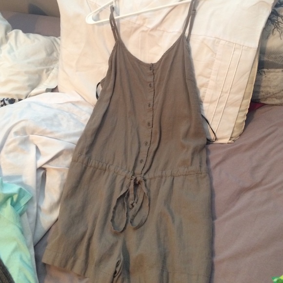 taupe colored romper