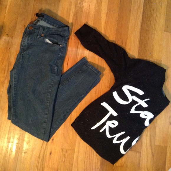high skinny waisted jeans