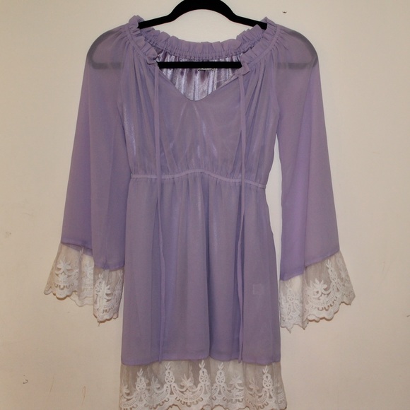 Boho Dress in Lavender