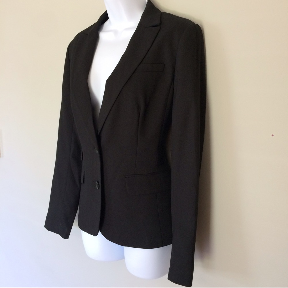 NWOT Banana Republic stretch black blazer. - Picture 2 of 8