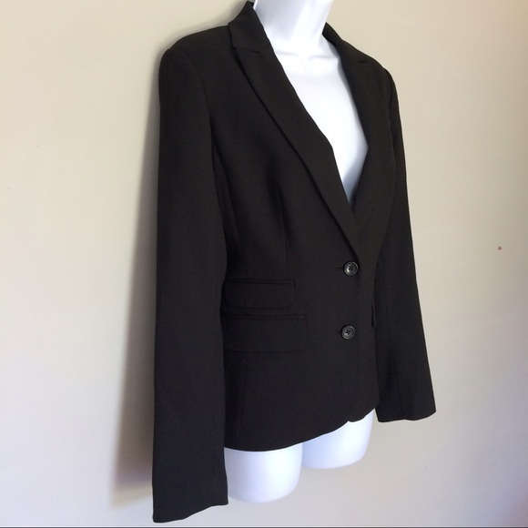 NWOT Banana Republic stretch black blazer. - Picture 3 of 8