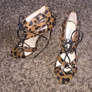 Steve Madden cheetah print heels