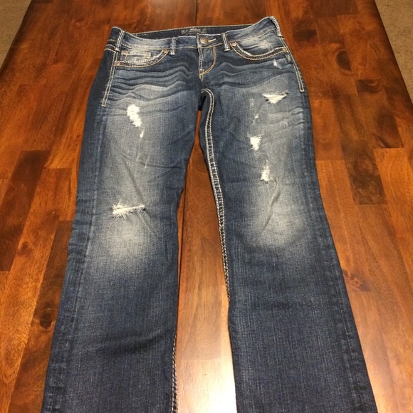 Silver jeans